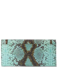 BRAHMIN Tecoma Collection Turquoise Stone Veronica Wallet