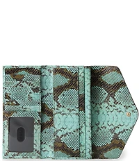 BRAHMIN Tecoma Collection Turquoise Stone Veronica Wallet