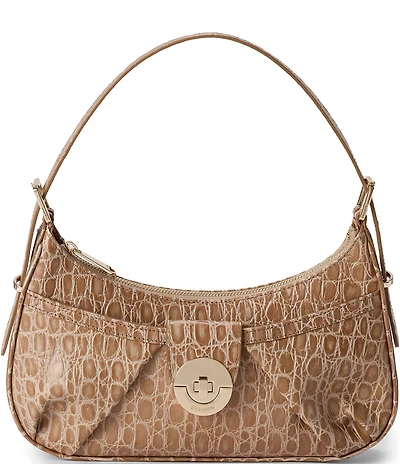 BRAHMIN Timeless Taupe Bayem Kyrie Shoulder Bag