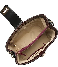 BRAHMIN Towers Collection Cherry Lacquer Celina Bucket Bag