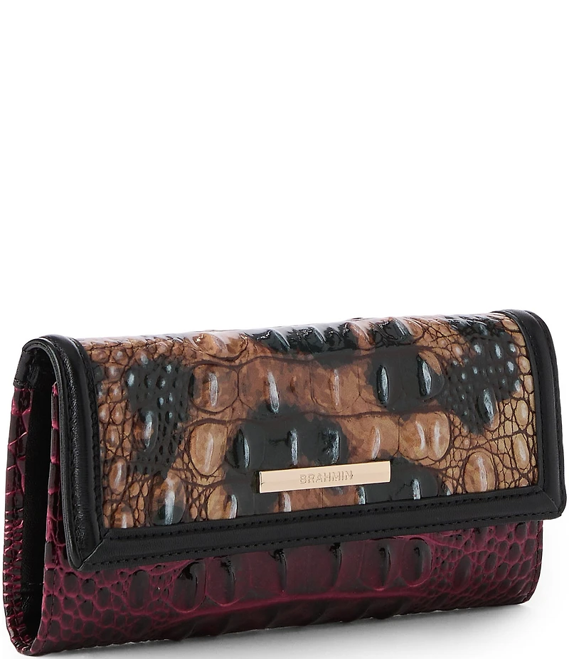 BRAHMIN Towers Collection Cherry Lacquer Cordelia Wallet