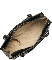 BRAHMIN Towers Collection Cherry Lacquer Josette Tote Bag