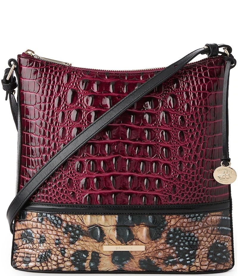 BRAHMIN Towers Collection Cherry Lacquer Katie Crossbody Bag