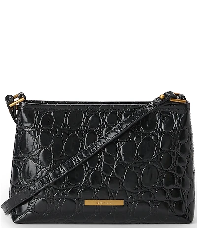 BRAHMIN Vanderbilt Collection Black Lorelei Shoulder Bag