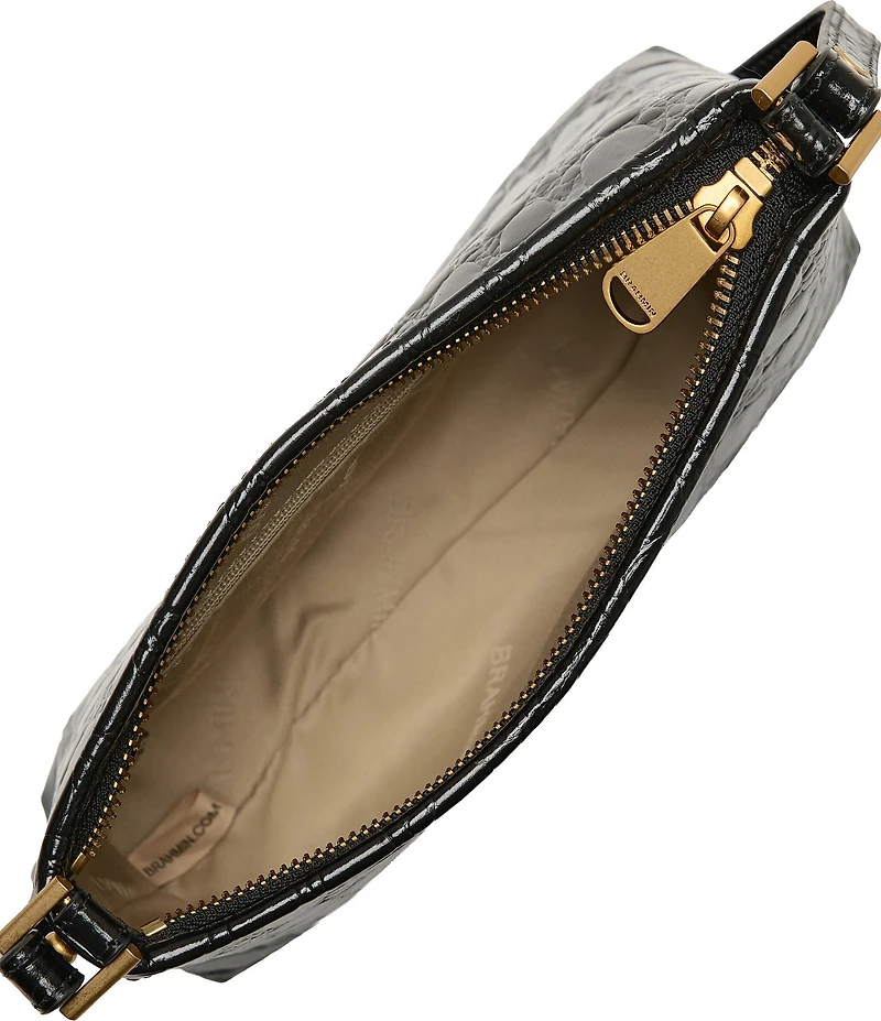 BRAHMIN Vanderbilt Collection Black Lorelei Shoulder Bag
