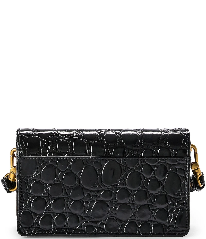 BRAHMIN Vanderbilt Collection Black Minuette Crossbody Bag