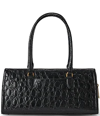 BRAHMIN Vanderbilt Collection Black Sophia Satchel Bag