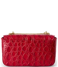 BRAHMIN Sriracha Vanderbilt Collection Rosa Belt Buckle Crossbody Bag