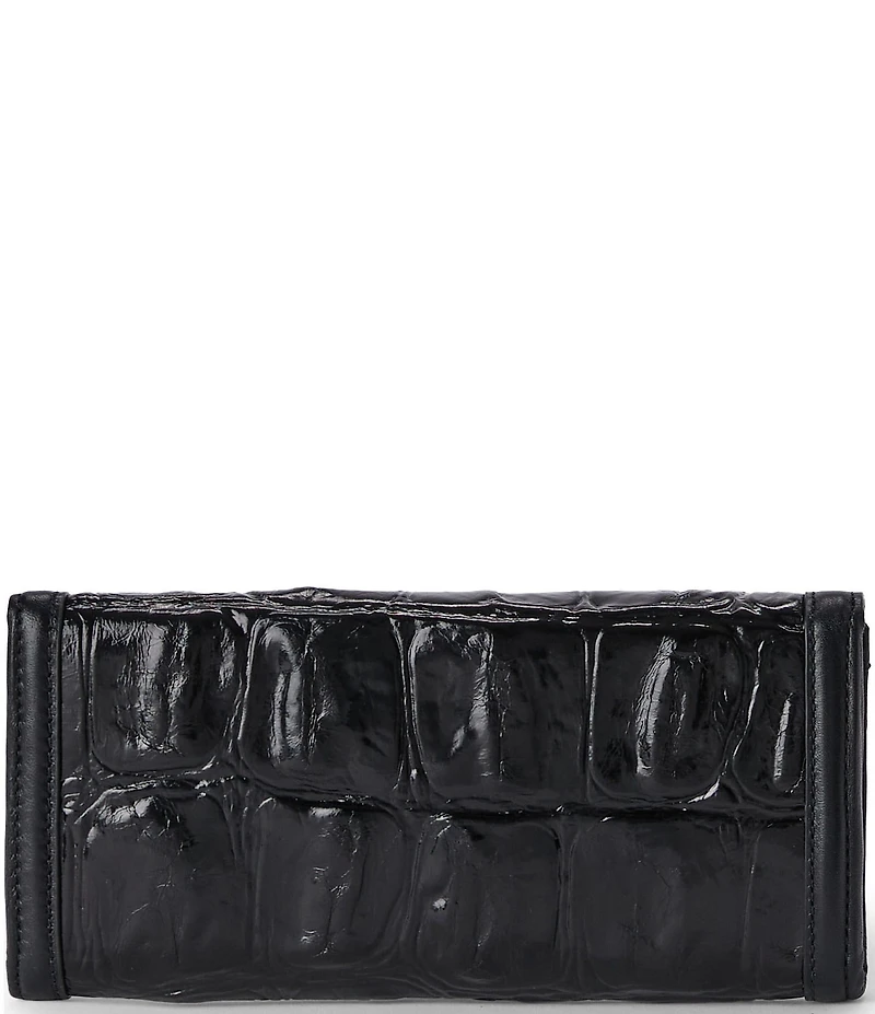 BRAHMIN Veronica Black Castle View Envelope Wallet