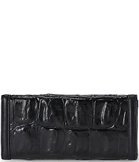 BRAHMIN Veronica Black Castle View Envelope Wallet