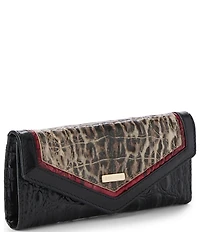BRAHMIN Veronica Calgary Collection Ocelot Animal Print Wallet