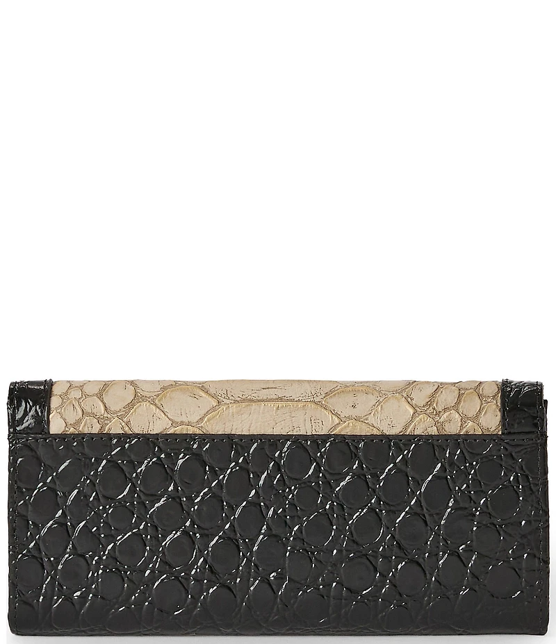 BRAHMIN Veronica Melbourne Collection Multi Snake Print Wallet