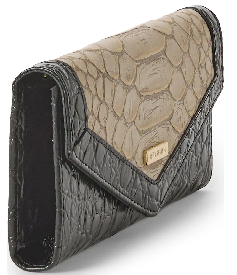 BRAHMIN Veronica Melbourne Collection Multi Snake Print Wallet