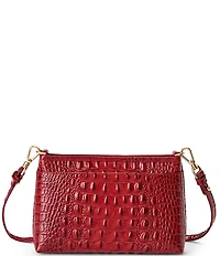 BRAHMIN Vida Melbourne Collection Volcanic Red Crossbody Bag