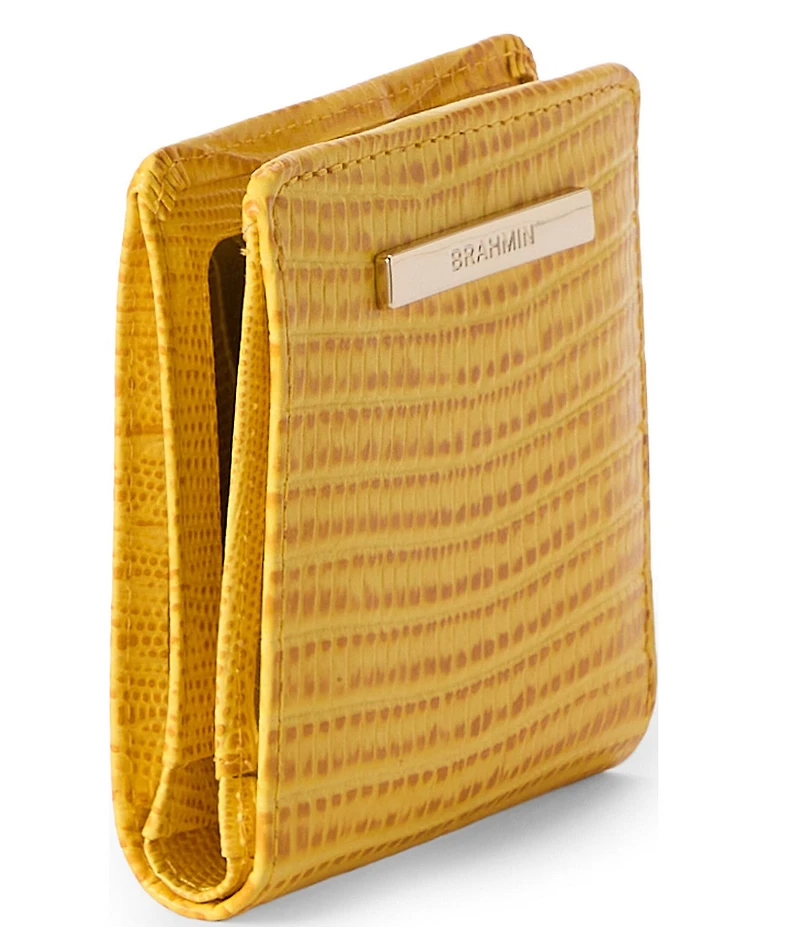 BRAHMIN Vivid Yellow Melbourne Jane Mini Wallet