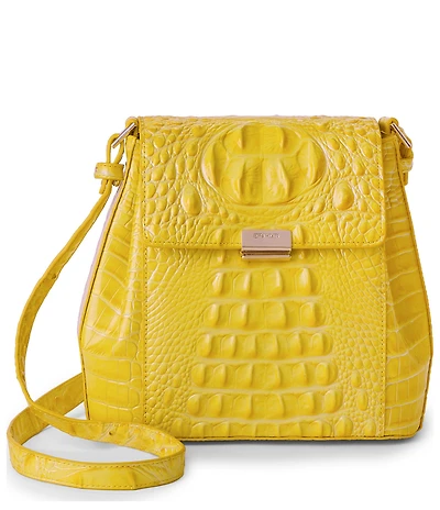 BRAHMIN Vivid Yellow Melbourne Margo Crossbody Bag