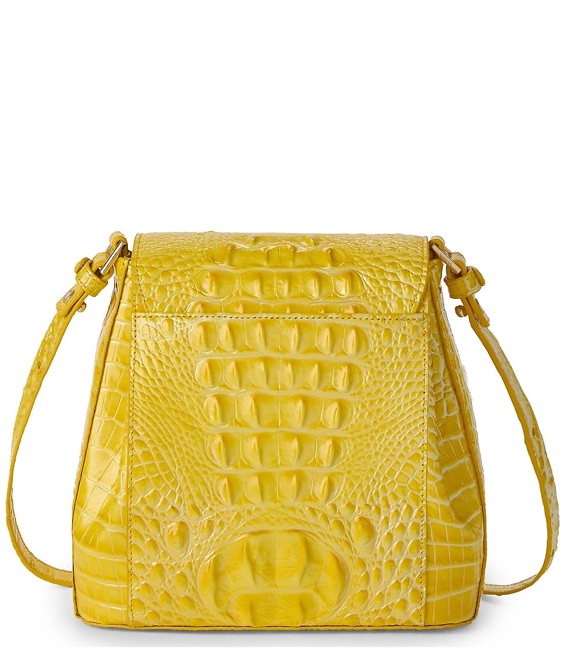 BRAHMIN Vivid Yellow Melbourne Margo Crossbody Bag