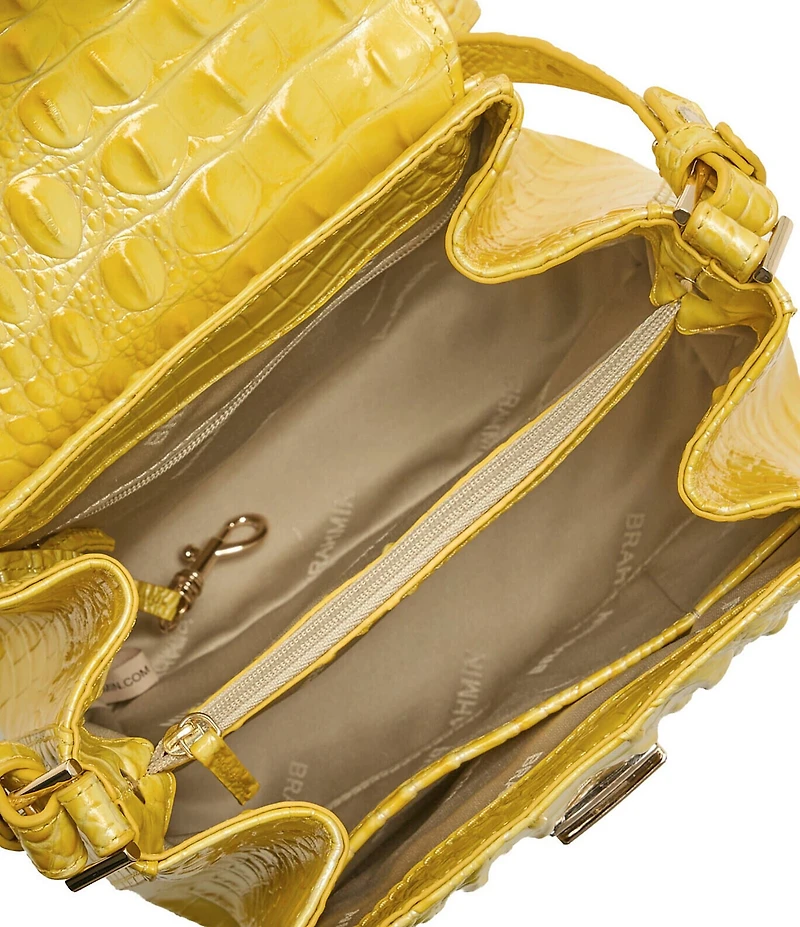 BRAHMIN Vivid Yellow Melbourne Margo Crossbody Bag