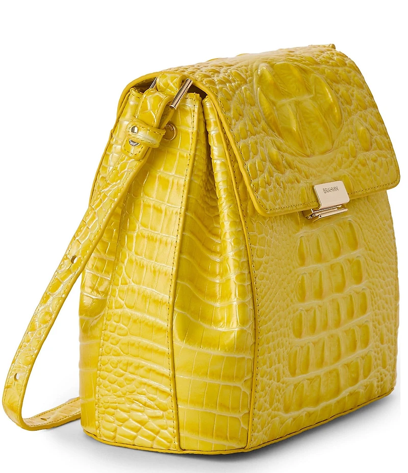 BRAHMIN Vivid Yellow Melbourne Margo Crossbody Bag