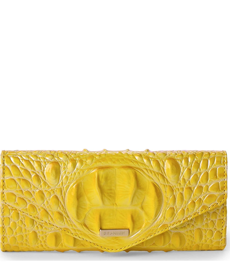BRAHMIN Vivid Yellow Melbourne Veronica Wallet