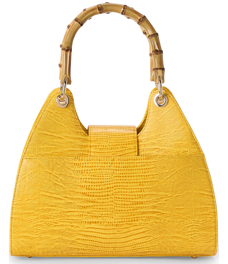 BRAHMIN Vivid Yellow Sunshadow Collection Adrian Satchel Bag