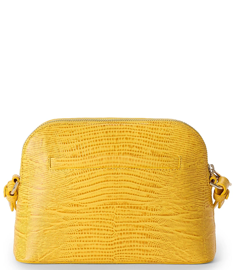 BRAHMIN Vivid Yellow Sunshadow Collection Amal Crossbody Bag