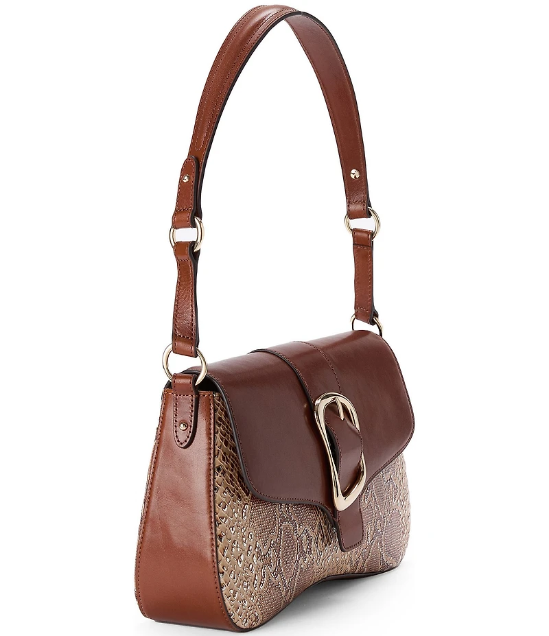 BRAHMIN Wailua Collection Nerida Buckled Shoulder Bag