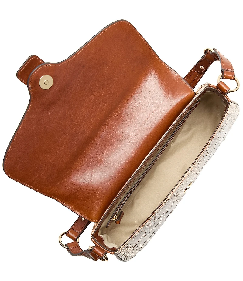 BRAHMIN Wailua Collection Nerida Buckled Shoulder Bag