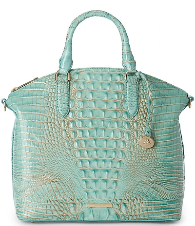 BRAHMIN Waterfall Melbourne Collection Large Duxbury Satchel Bag