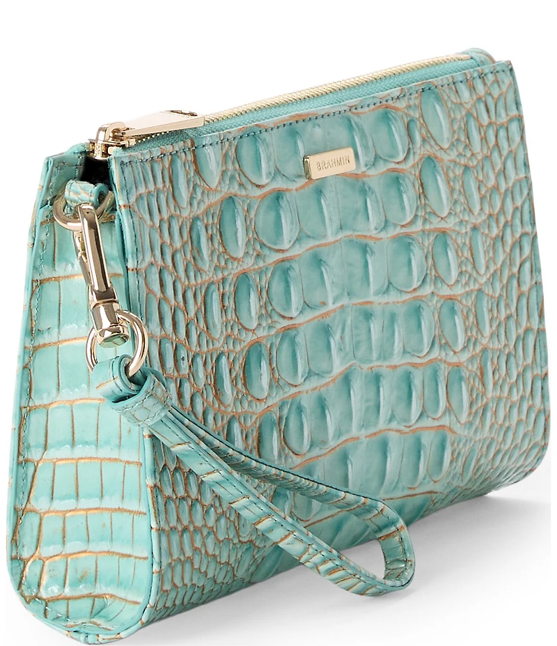BRAHMIN Waterfall Melbourne Daisy Wristlet Bag
