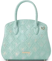 BRAHMIN Waterfall Tides Collection Rosetta Satchel