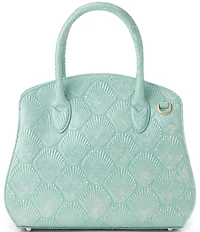 BRAHMIN Waterfall Tides Collection Rosetta Satchel