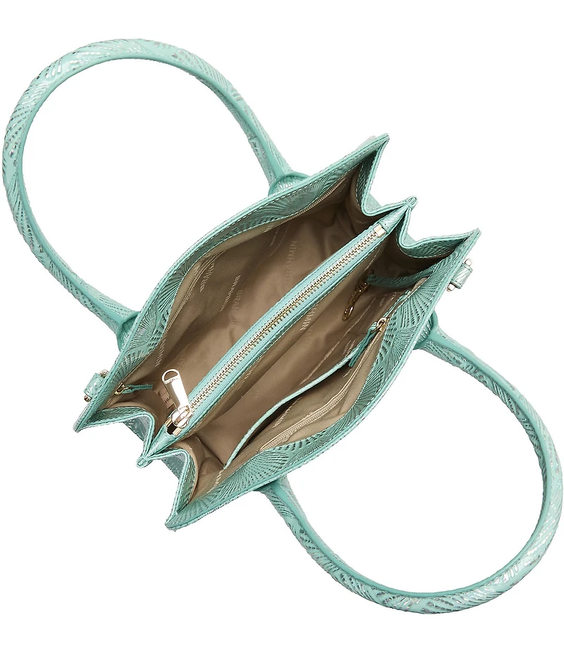 BRAHMIN Waterfall Tides Collection Rosetta Satchel