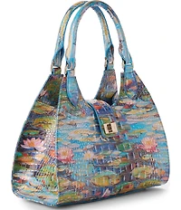 BRAHMIN Waterlily Melbourne Adrian Satchel Bag