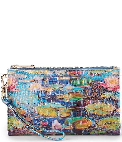 BRAHMIN Waterlily Melbourne Daisy Wristlet