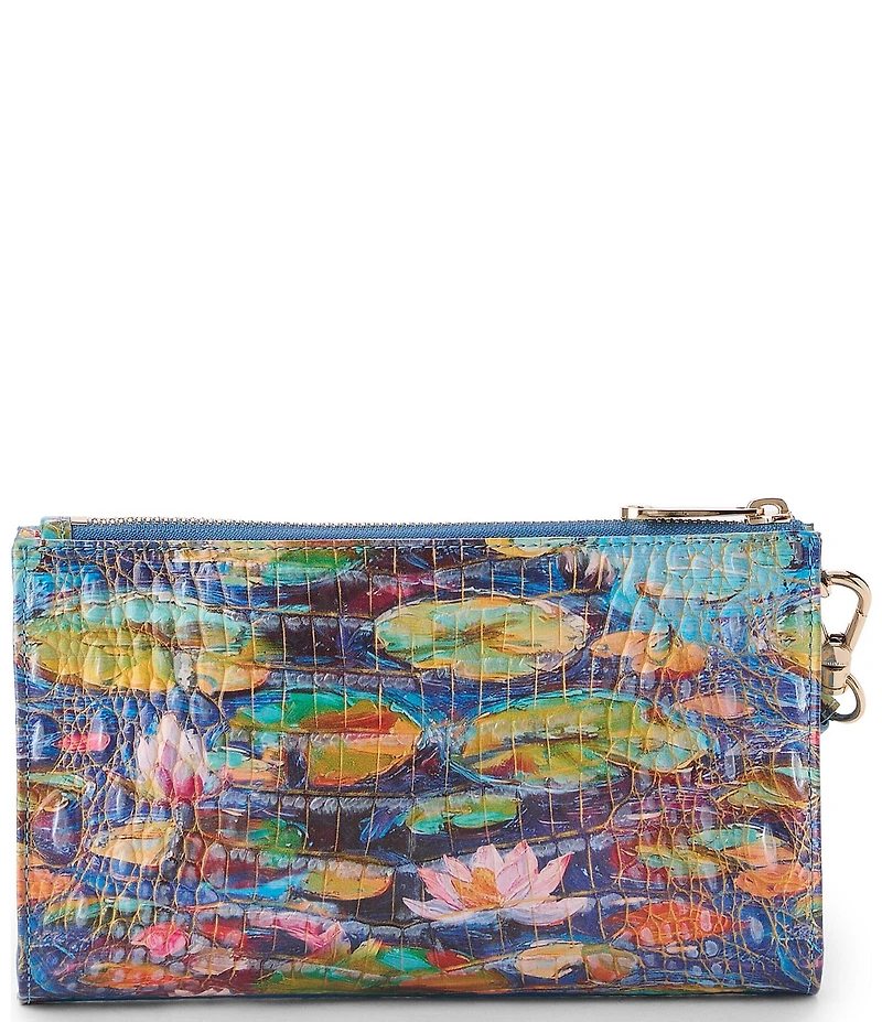 BRAHMIN Waterlily Melbourne Daisy Wristlet