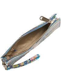 BRAHMIN Waterlily Melbourne Daisy Wristlet