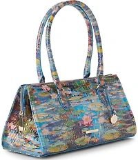 BRAHMIN Waterlily Melbourne Sophia E/W Satchel Bag
