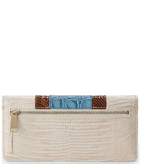 BRAHMIN Westlake Collection Blue Ady Bifold Wallet