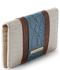 BRAHMIN Westlake Collection Blue Ady Bifold Wallet