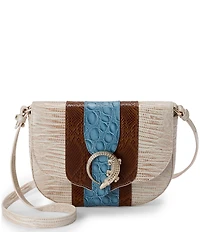 BRAHMIN Westlake Collection Blue Portia Crossbody Bag