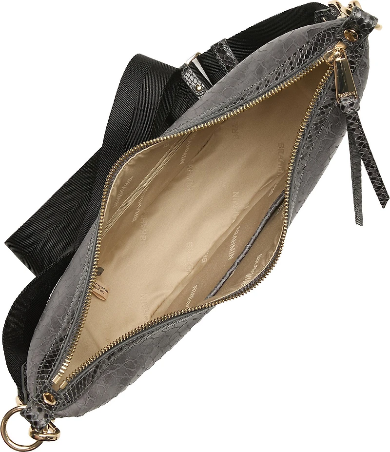 BRAHMIN Zostera Collection Percy Crescent Crossbody Bag