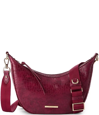BRAHMIN Zostera Collection Percy Crescent Crossbody Bag