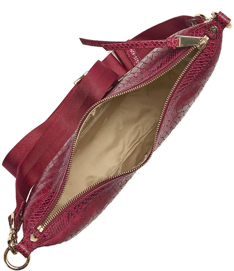 BRAHMIN Zostera Collection Percy Crescent Crossbody Bag