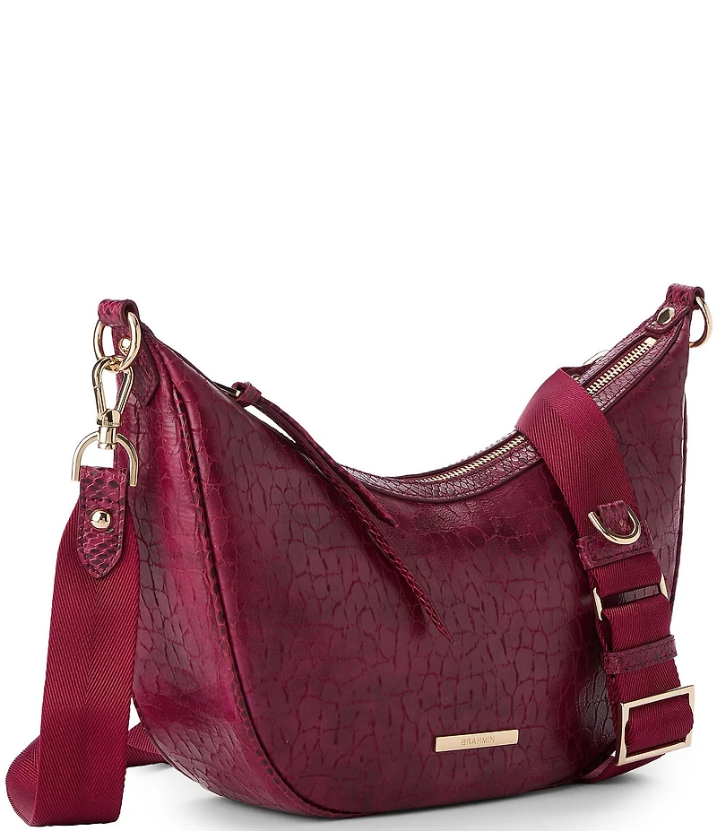 BRAHMIN Zostera Collection Percy Crescent Crossbody Bag
