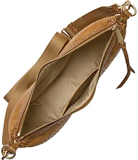 BRAHMIN Zostera Collection Percy Crescent Crossbody Bag