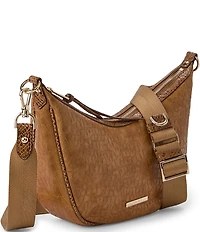 BRAHMIN Zostera Collection Percy Crescent Crossbody Bag