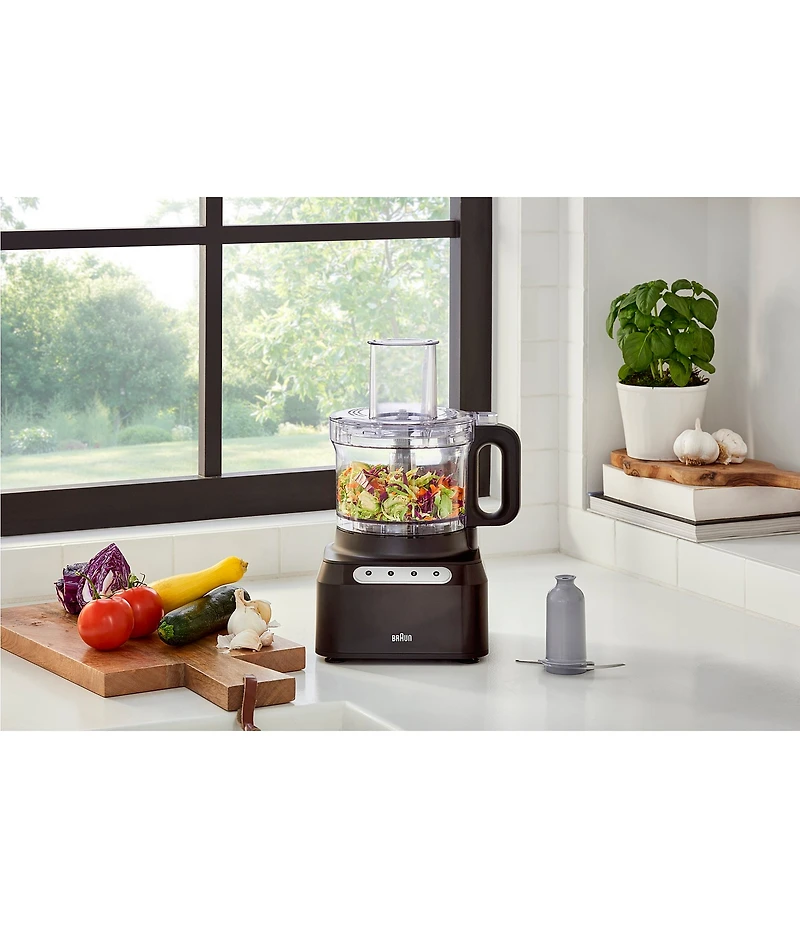 Braun 8-Cup Food Processor- Black