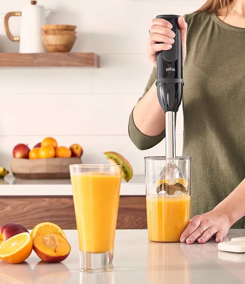 Braun Multiquick 5 Vario Hand Blender (SS Blending Shaft+Beaker) - 21 Speeds