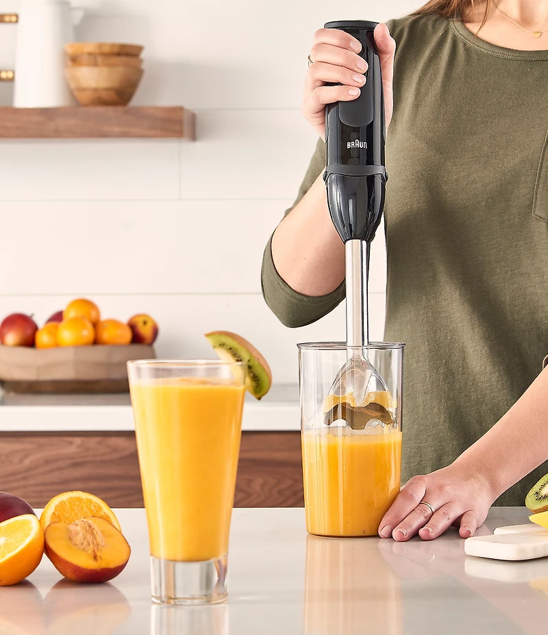 Braun Multiquick 5 Vario Hand Blender (SS Blending Shaft+Beaker) - 21 Speeds